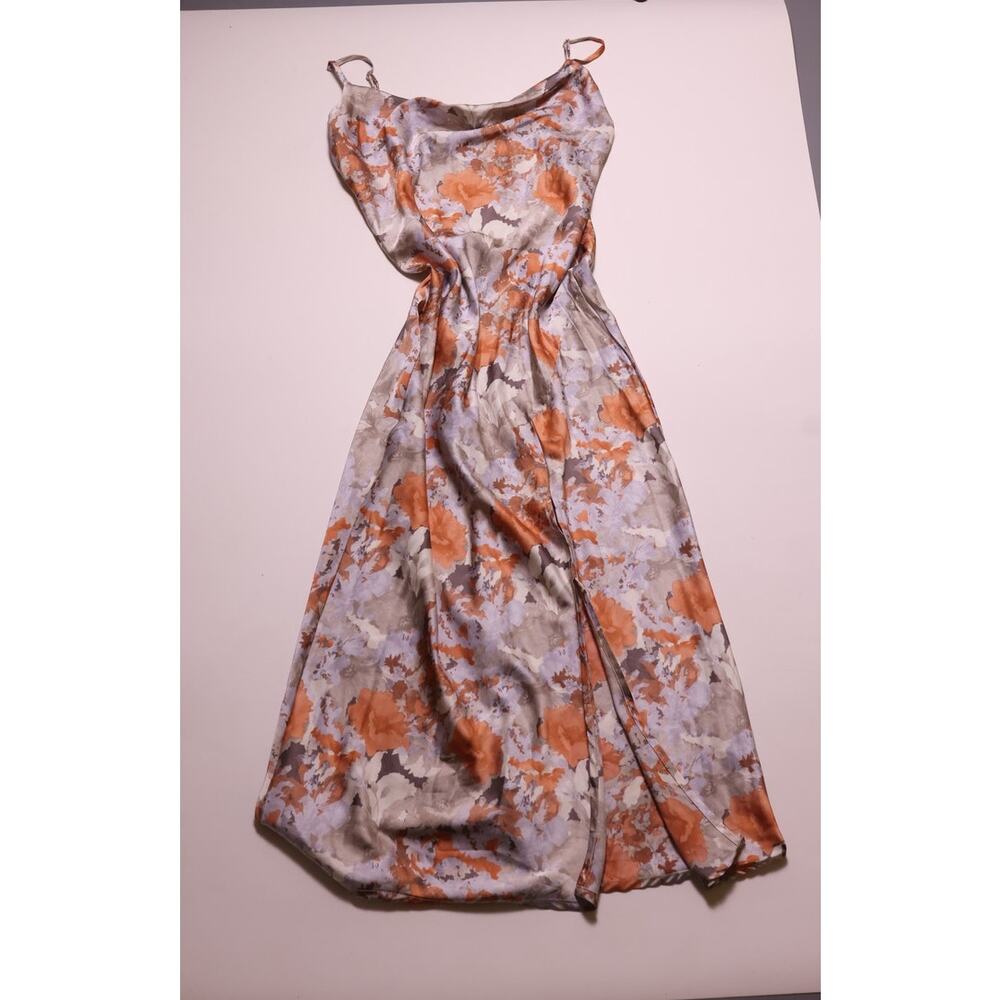 Paper Heart Maxi Slip Dress Floral Small